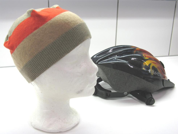 Anleitung zur Herstellung von Fahrradhelmmützen