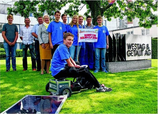 In die Firma, statt ins Freibad